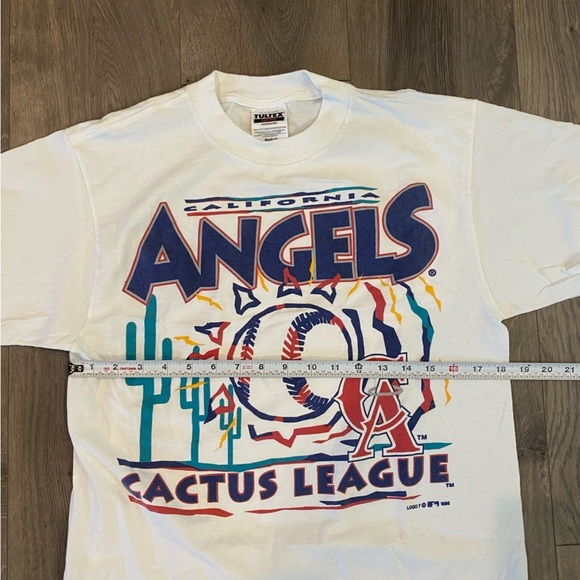Vintage 1996 Los Angeles Angels Baseball Cactus Spring Training Graphic Shirt M - Picture 5 of 7